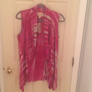 Michael Kors Tye Dye Suede Vest